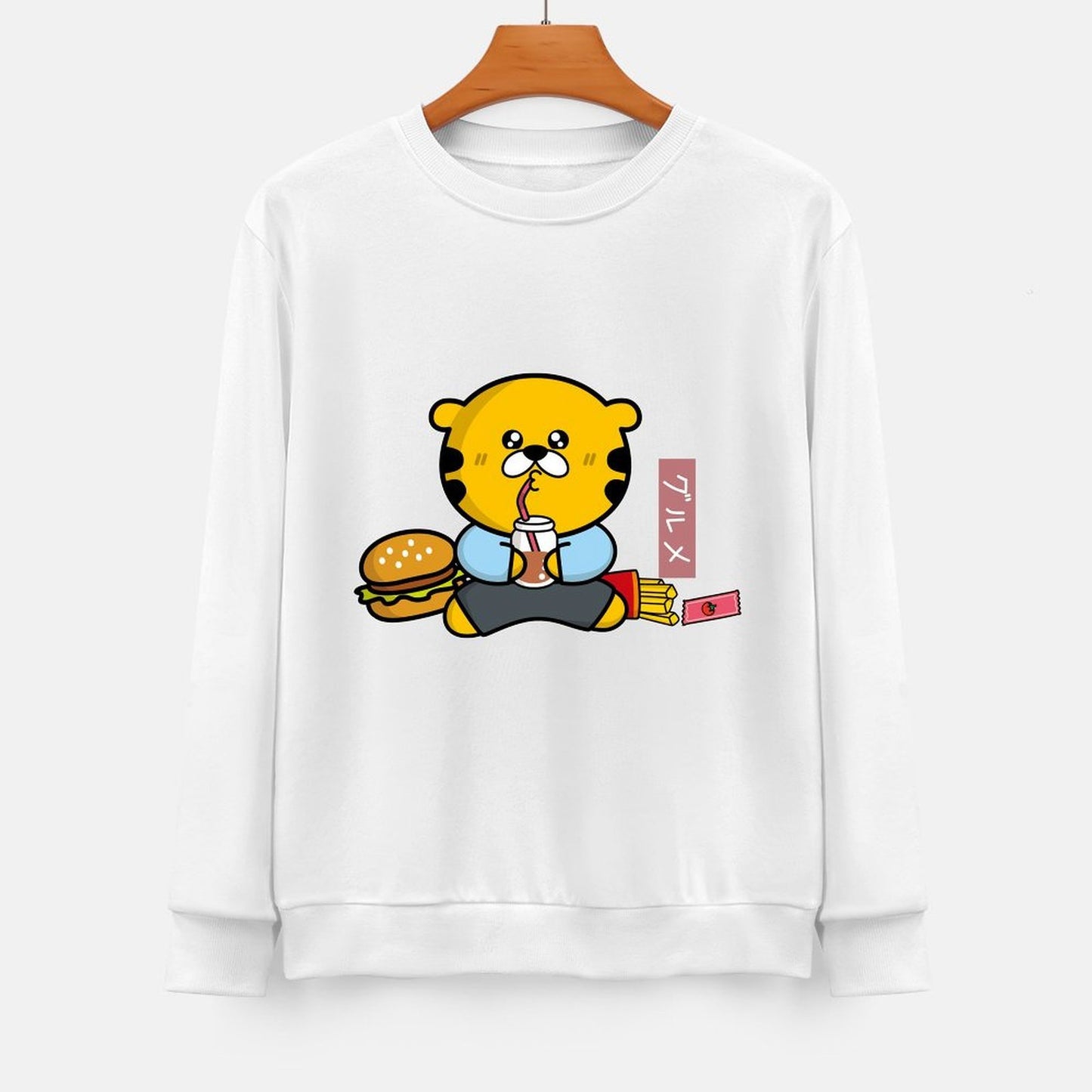 Front Patterned Long Sleeve TopActiveStyle ClassicStyle