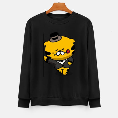  Front Patterned Long Sleeve TopDailyFit StreetStyle