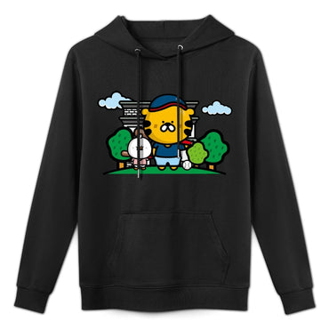 Slim Fit Clean Front Graphic Hoodies