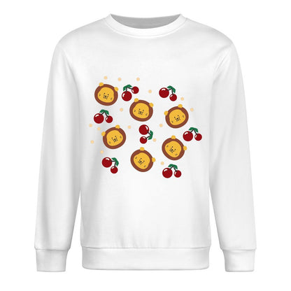 Front Patterned Long Sleeve TopDaily Wrinkle-Free