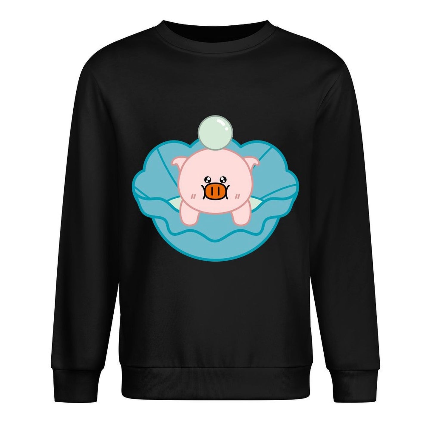 Front Patterned Long Sleeve TopWeekend Relaxed