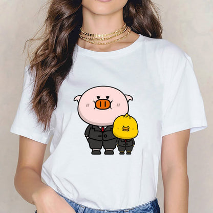 Vibrant Colors Classic Front Graphic T-shirt