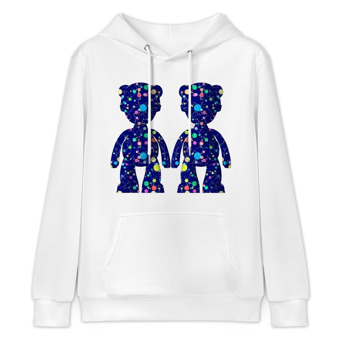 Hoodie Front PatternBatch-Printed Vintage