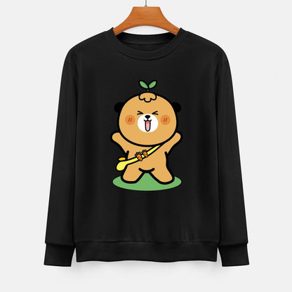  Front Patterned Long Sleeve TopSeamless EasyStyle