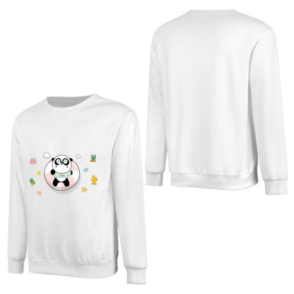 Front Patterned Long Sleeve TopLooseFit Breathable