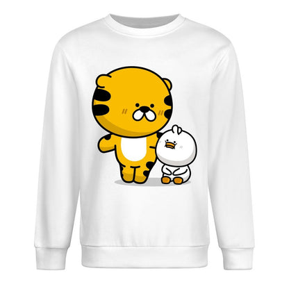 Front Patterned Long Sleeve TopVibrant Colors Street