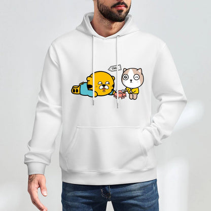 Double-Stitched PureStyle Front Graphic Hoodies