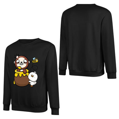 Front Patterned Long Sleeve TopSmooth Feel Everyday