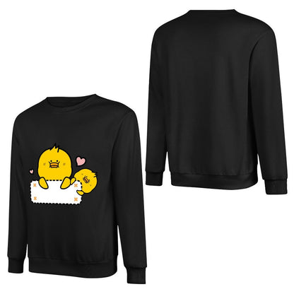 Front Patterned Long Sleeve TopColorfast Essential