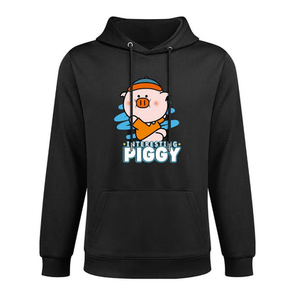 Front Graphic HoodiesSoft-Touch Moisture-Wicking