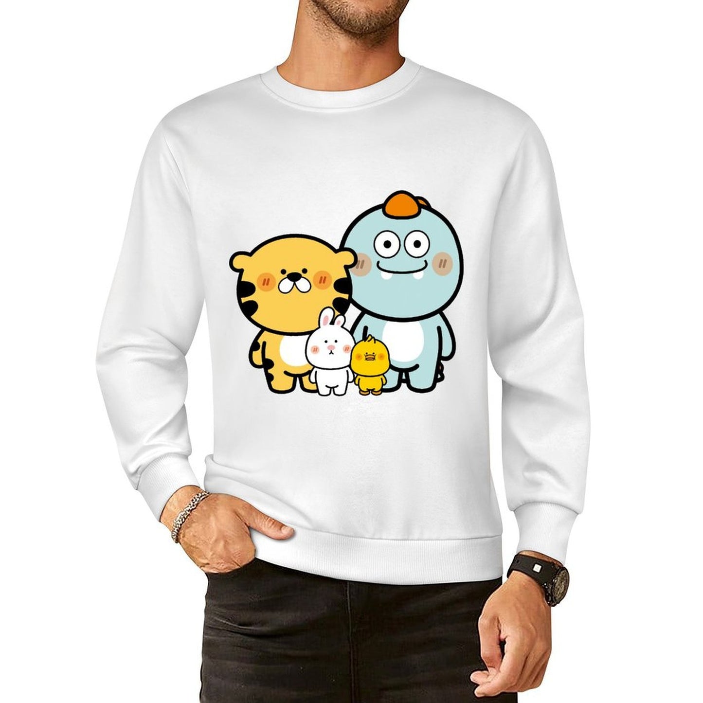 Front Patterned Long Sleeve TopOn-Demand Outdoor