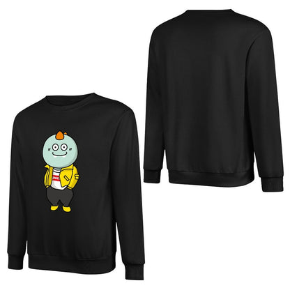 Front Patterned Long Sleeve TopRetro Premium Finish