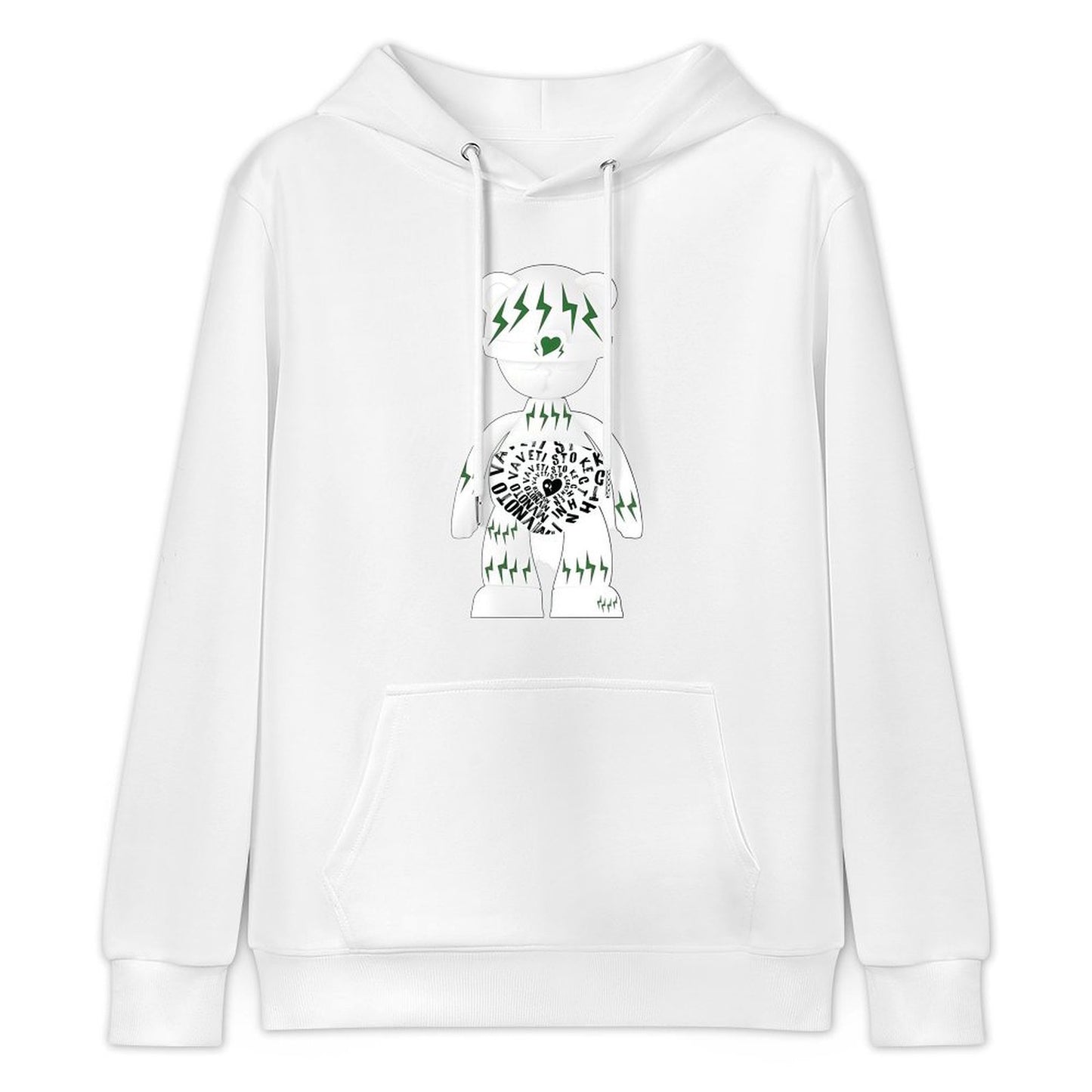 Hoodie Front PatternIndoor Clean Edges