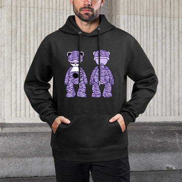 IPIB 250g Hooded Pocket Sweatshirt Front GraphicMen's Hooded  Sweatshirt6000099-3