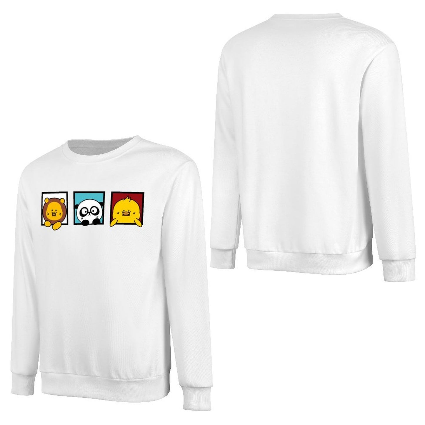 Front Patterned Long Sleeve TopLogo-Ready AllSeason