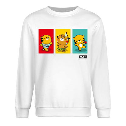 Front Patterned Long Sleeve TopSmooth Feel Edition