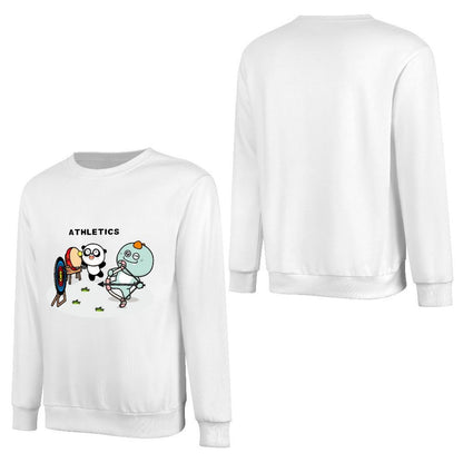 Front Patterned Long Sleeve TopSoftstyle Cotton