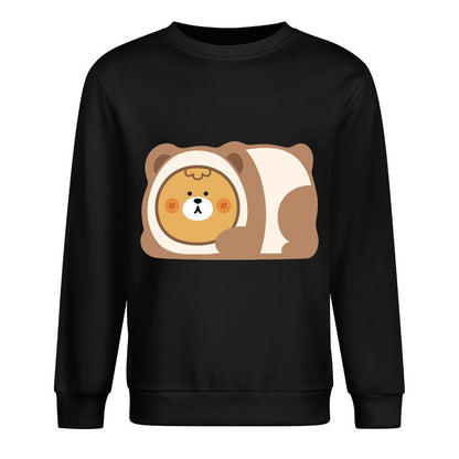 Front Patterned Long Sleeve TopLifestyle Print-Ready