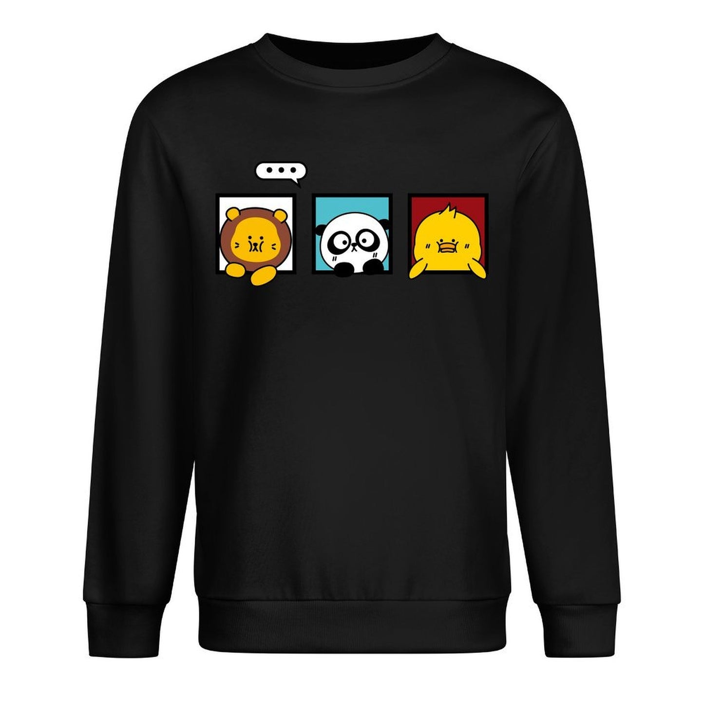 Front Patterned Long Sleeve TopFitted Wrinkle-Free