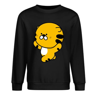 Front Patterned Long Sleeve TopMidweight Sport