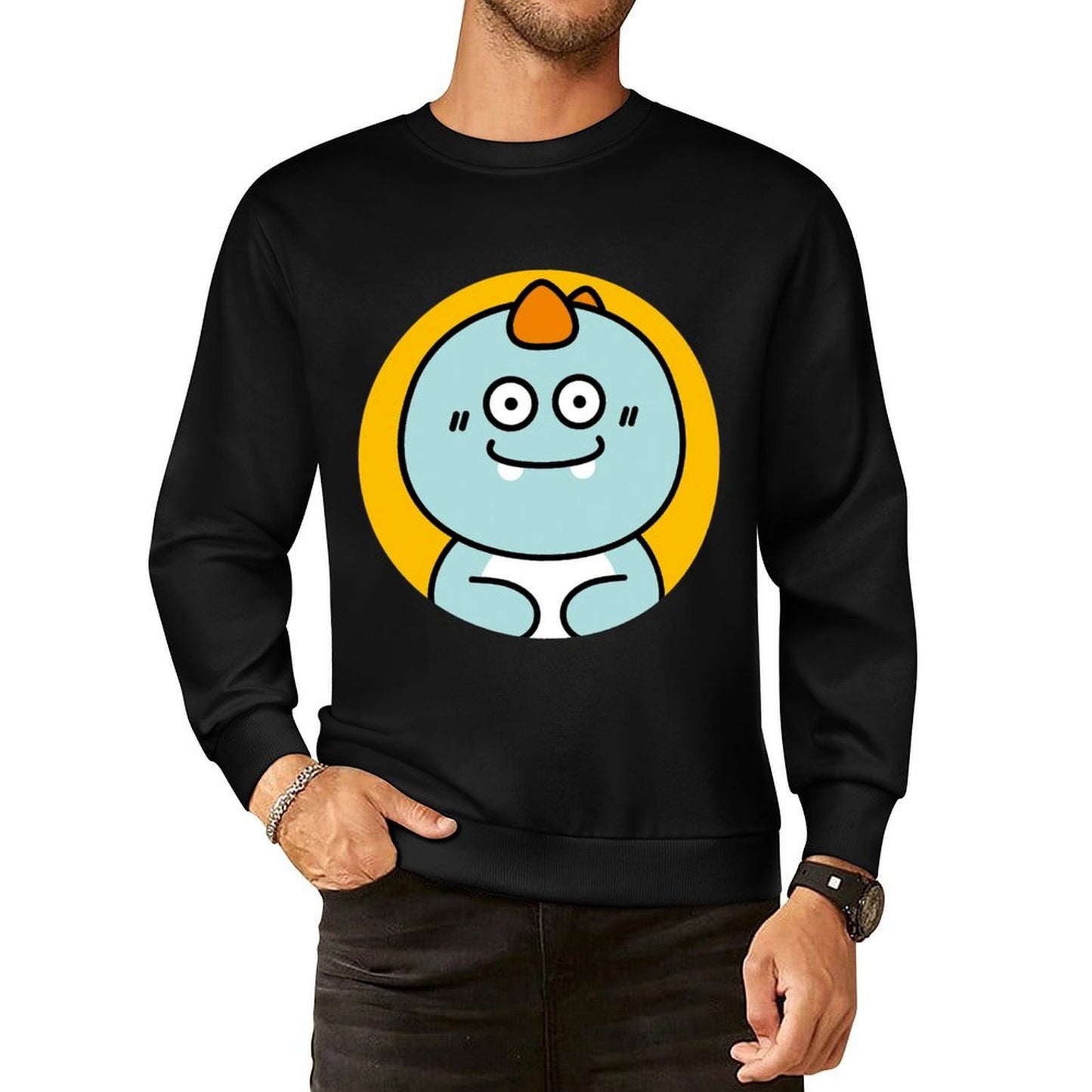 Front Patterned Long Sleeve TopClean Fundraising