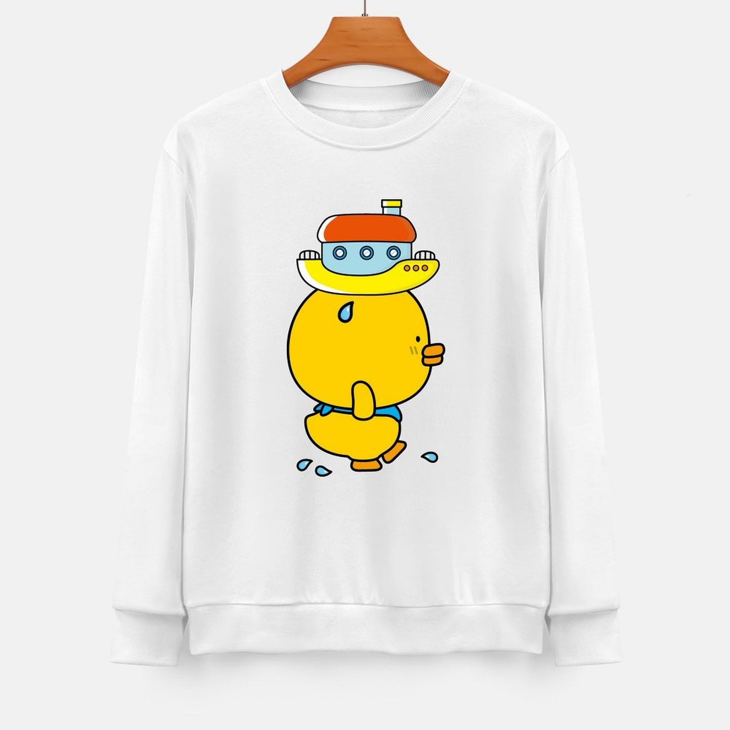 Front Patterned Long Sleeve TopEverydayComfort SimpleFit