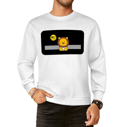 Front Patterned Long Sleeve TopLong Lasting Clean