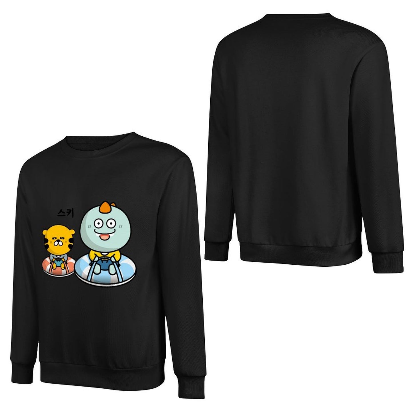 Front Patterned Long Sleeve Top Premium Lifestyle