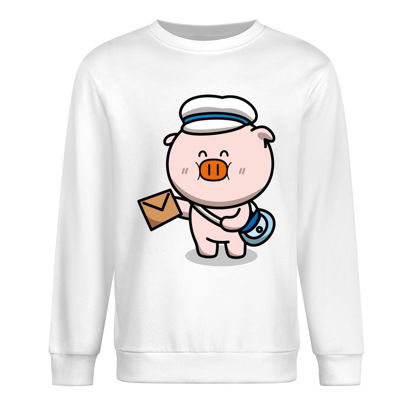 Front Patterned Long Sleeve TopSoftWear Everyday