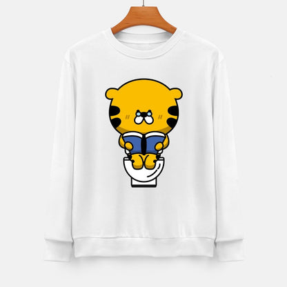 Front Patterned Long Sleeve TopCotton Fresh