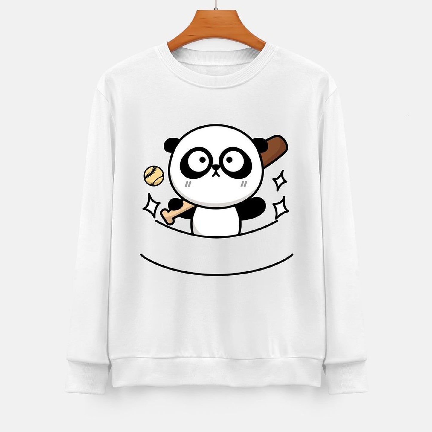 Front Patterned Long Sleeve TopSharp Unisex