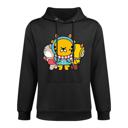 Clean Cotton Front Graphic Hoodies