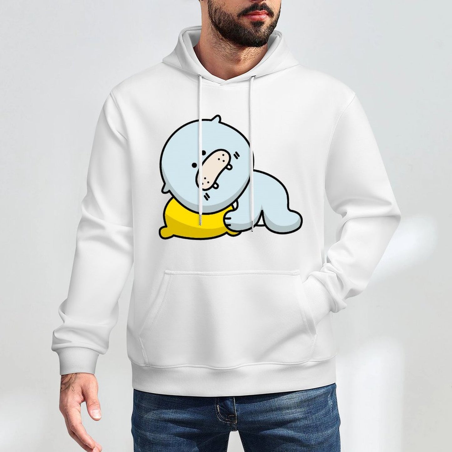 Retro Soft Front Graphic Hoodies