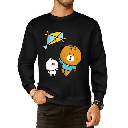 Front Patterned Long Sleeve TopStreetFit Active