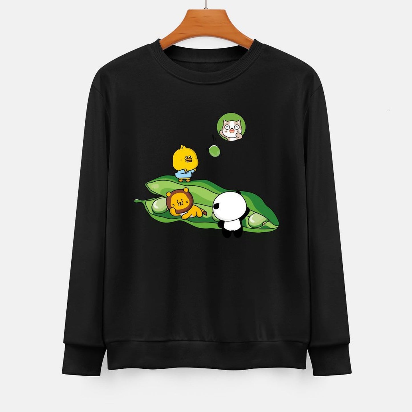  Front Patterned Long Sleeve TopSeries PureStyle