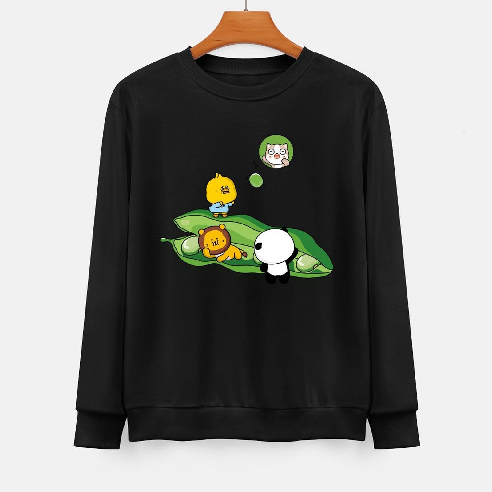  Front Patterned Long Sleeve TopSeries PureStyle