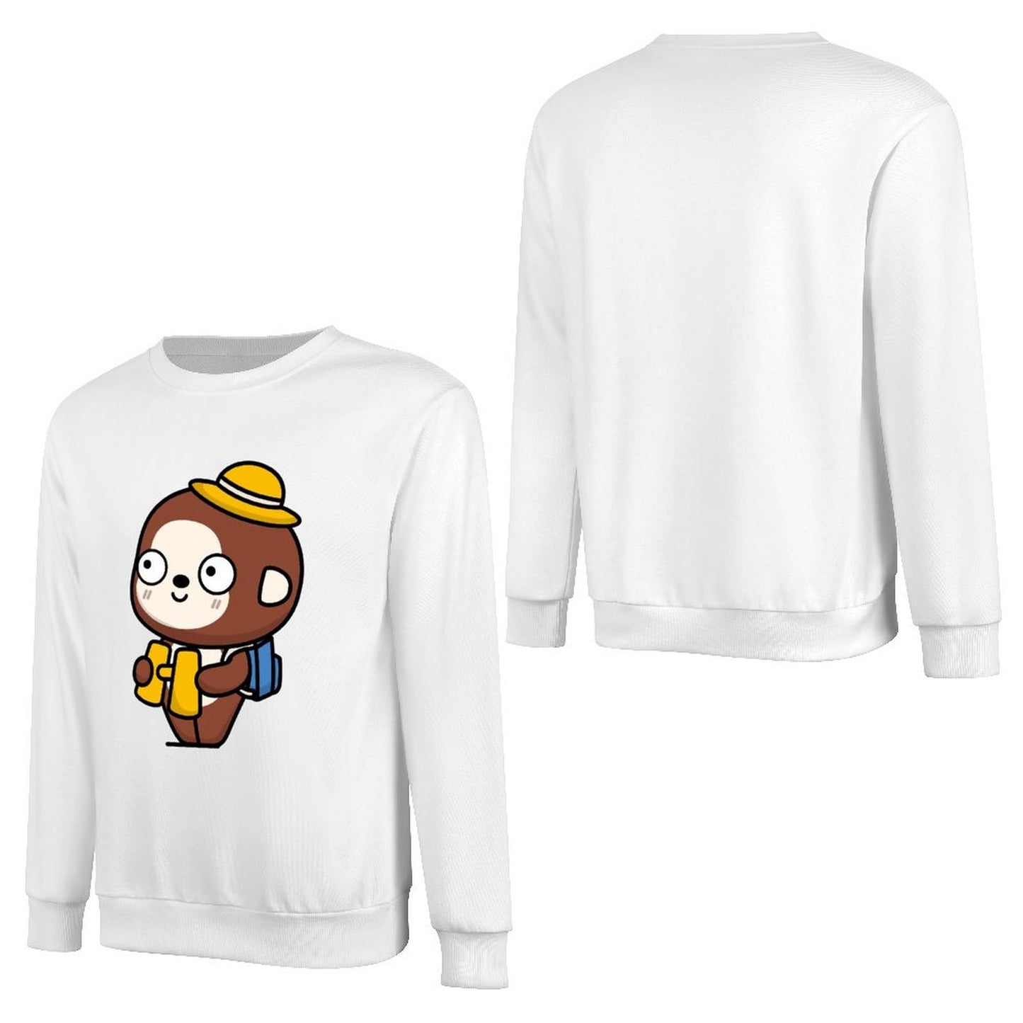 Front Patterned Long Sleeve TopSoftTouch Urban