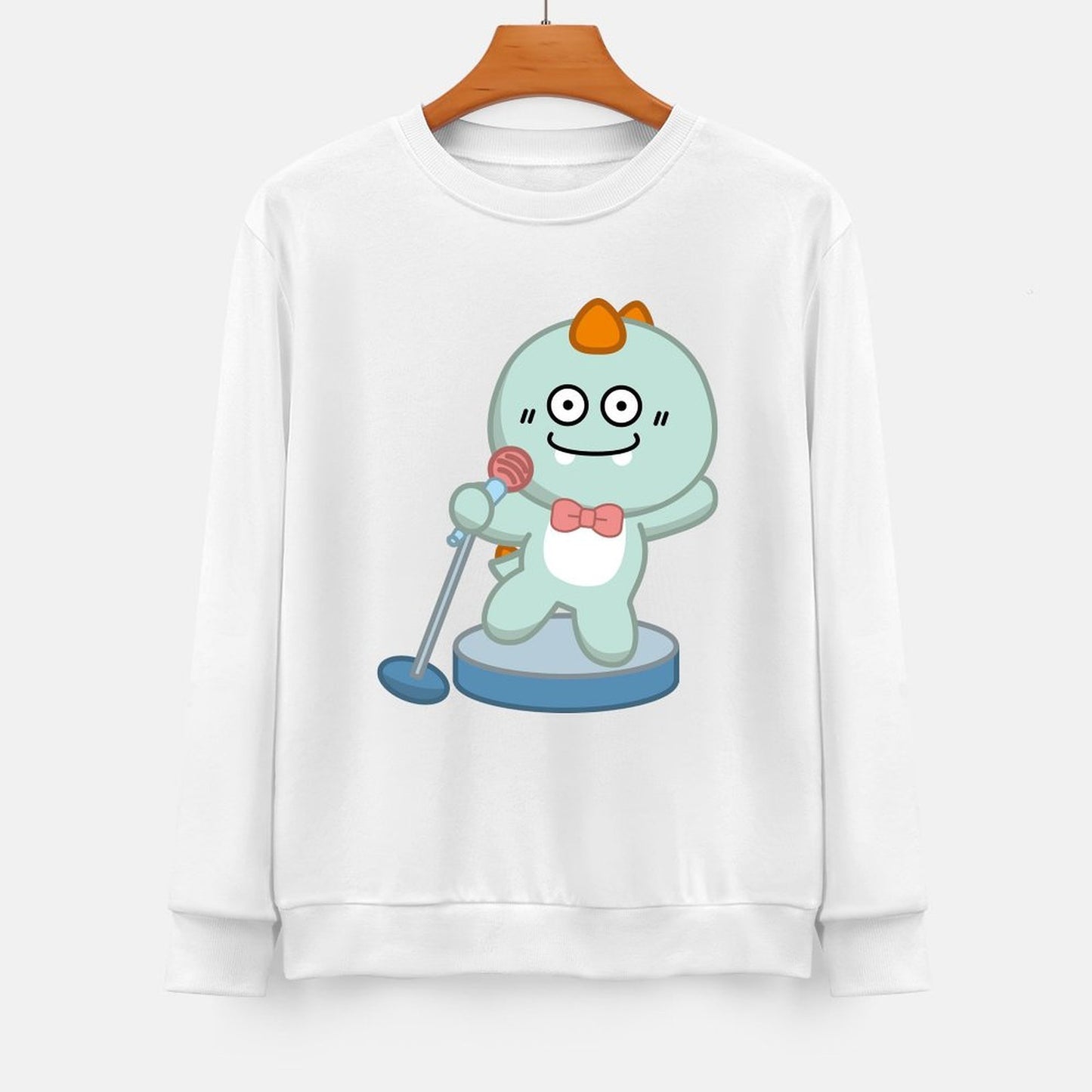 Front Patterned Long Sleeve TopCotton Printing