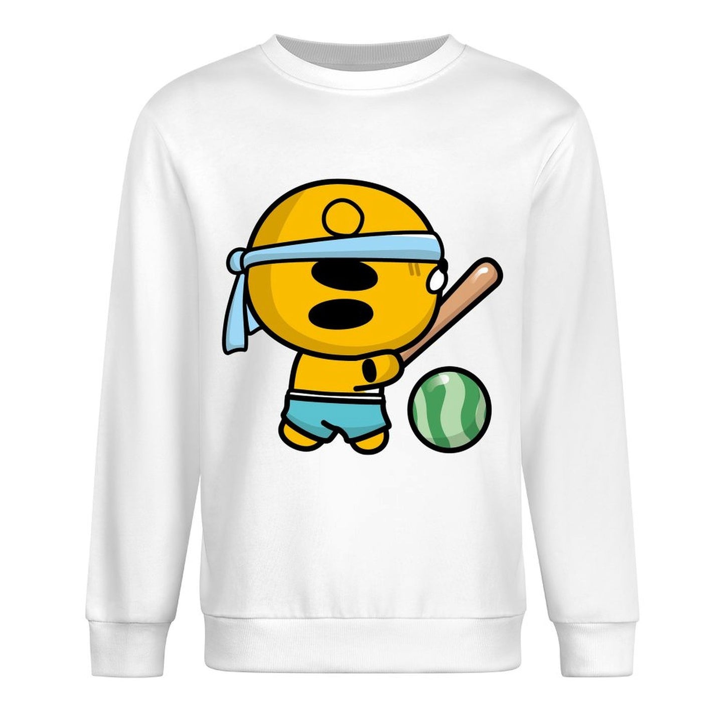 Front Patterned Long Sleeve TopOversized CoreLine