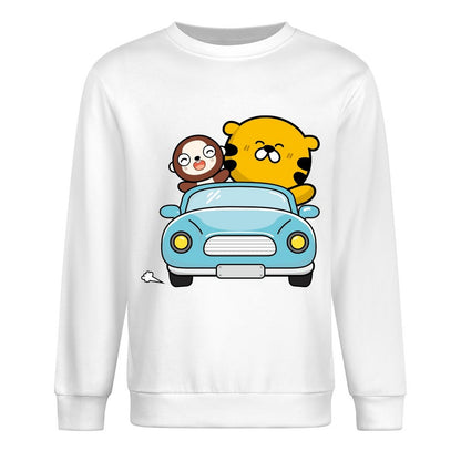 Front Patterned Long Sleeve TopPocket Tee Solid