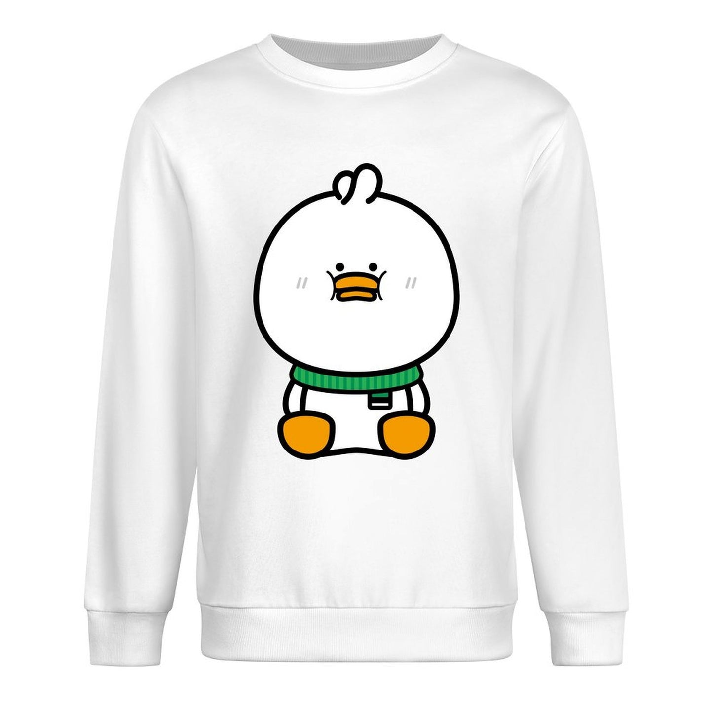 Front Patterned Long Sleeve TopCrisp Print EverydayWear