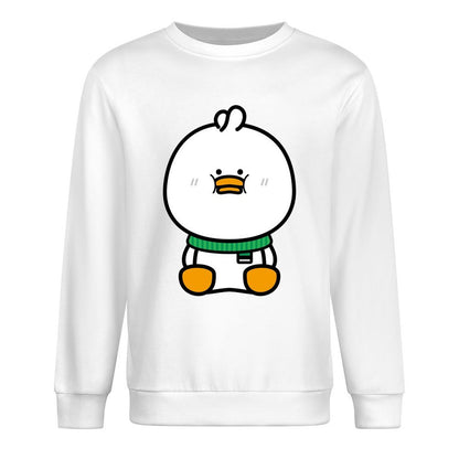 Front Patterned Long Sleeve TopCrisp Print EverydayWear