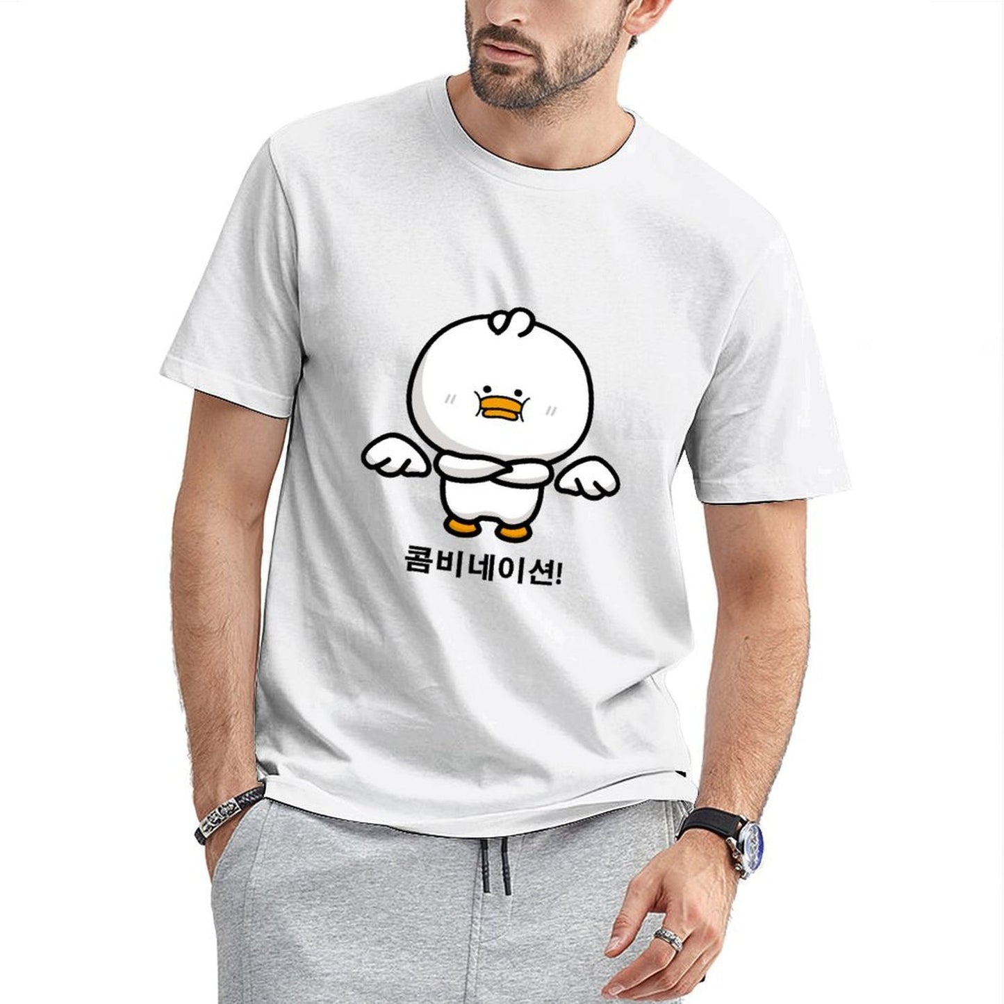 Basic Premium Finish Front Graphic T-shirt