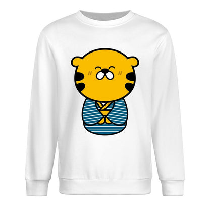 Front Patterned Long Sleeve TopClassic Fit EasyWear