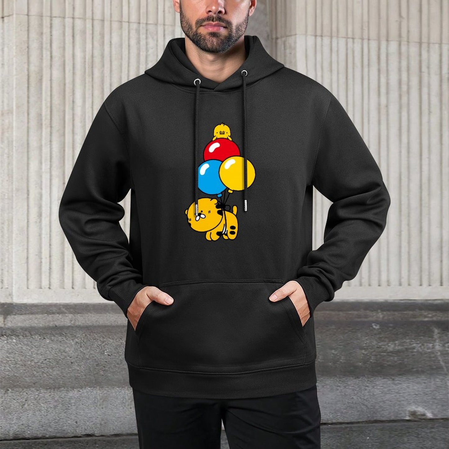 IPBR 250g Hooded Pocket Sweatshirt Front GraphicMen's Hooded  Sweatshirt4000543