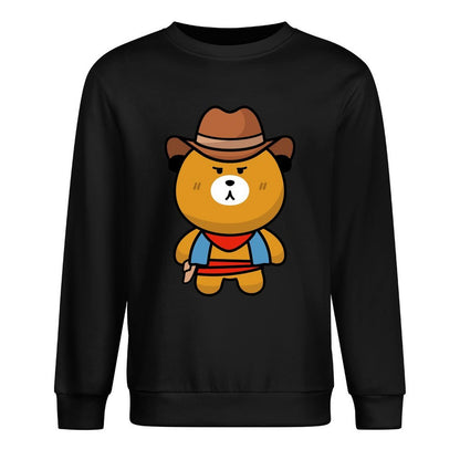 Front Patterned Long Sleeve TopClassic Fit EverydayComfort