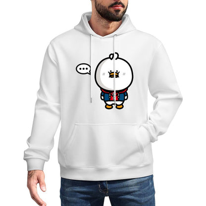 Oversized Signature Front Graphic Hoodies