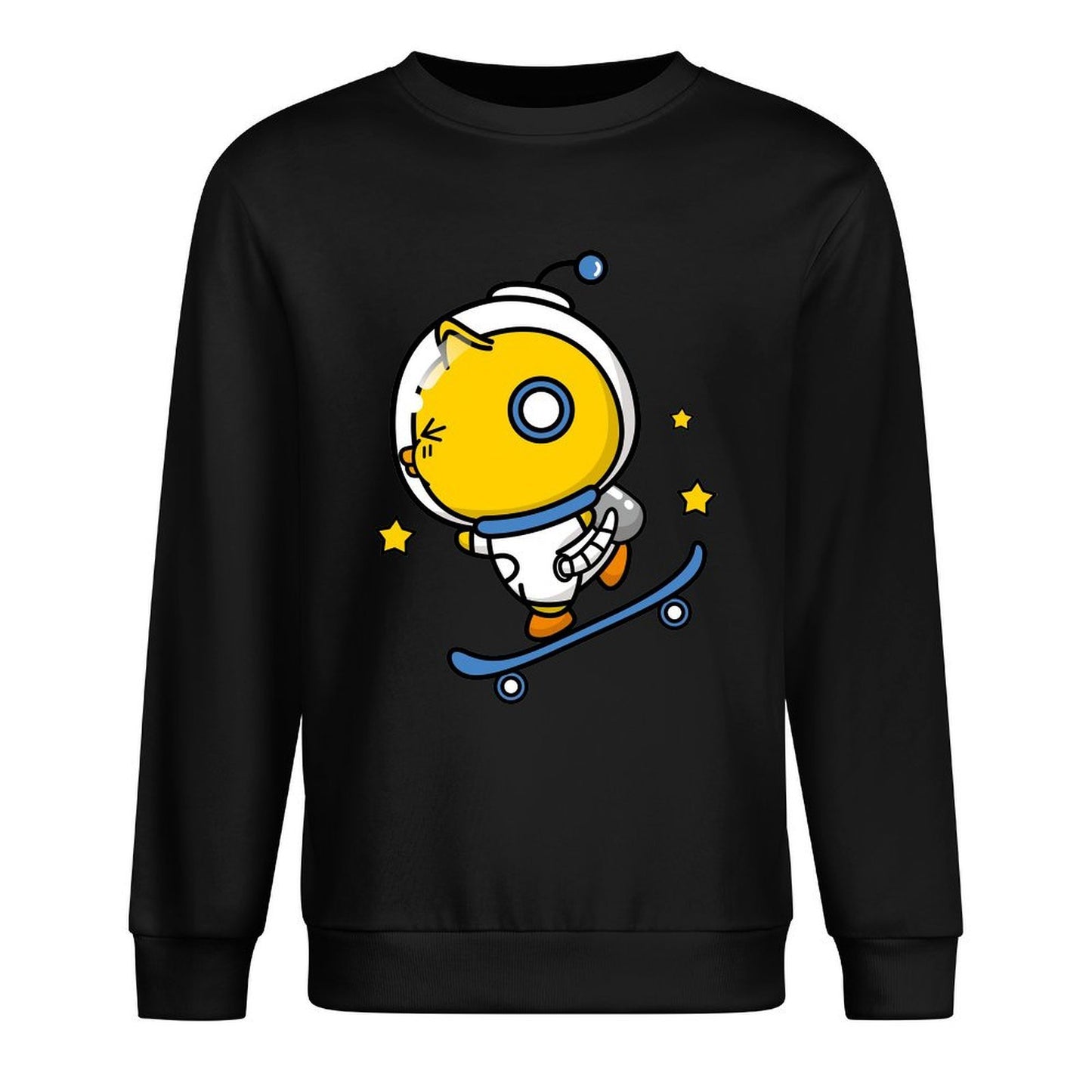 Front Patterned Long Sleeve TopSoftstyle Breathable