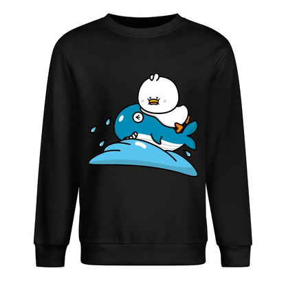 Front Patterned Long Sleeve TopClean Slim Fit