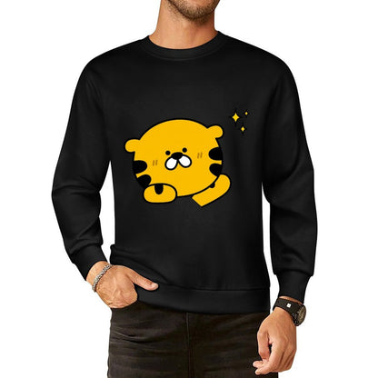 Front Patterned Long Sleeve TopSoftFeel RelaxFit